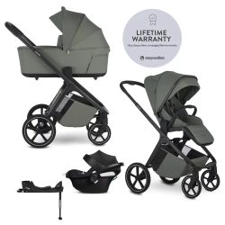 ÚJ! EASYWALKER Babakocsi szett 4 az 1-ben Zoey Go Mineral + CBX Aton B2 i-Size + CYBEX Base One, összecsukható mózessel ÚJ! EASYWALKER Babakocsi szett 4 az 1-ben Zoey Go Mineral + CBX Aton B2 i-Size + CYBEX Base One, összecsukható mózessel