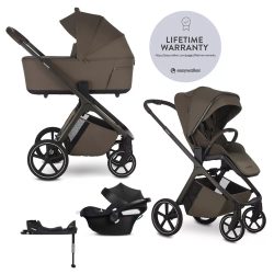 ÚJ! EASYWALKER Babakocsi szett 4 az 1-ben Zoey Go Chestnut Brown + CBX Aton B2 i-Size + CYBEX Base One, összecsukható mózessel ÚJ! EASYWALKER Babakocsi szett 4 az 1-ben Zoey Go Chestnut Brown + CBX Aton B2 i-Size + CYBEX Base One, összecsukható mózessel