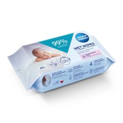 Canpol babies Wet wipes with 99% water content 60 db nedves törlőkendő
