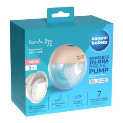 Canpol babies Hands-Free 2.0 melltartóban hordható elektromos mellszívó (kéz nélküli)