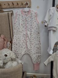 Duplagéz tipegő hálózsák- pink nyuszi