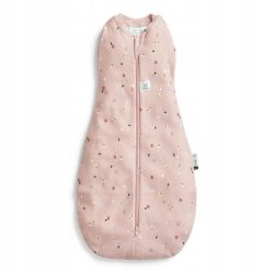 Ergopouch pólya és hálózsák,  organikus pamut 6-12  hónap 2,5 TOG flowers