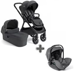Joie Signature Finiti 3in1 babakocsi i-level dönthető hordozóval Ebony Joie Signature Finiti 3in1 babakocsi i-level dönthető hordozóval Ebony