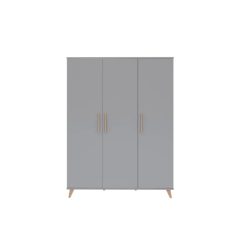 Flip Grey 3 osztású szekrény