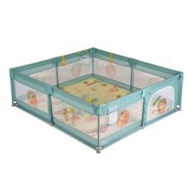   GAMEZONE összecsukható járóka szőnyeggel, 60 labdával 150x200 MENTA