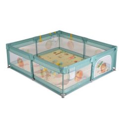 GAMEZONE összecsukható járóka szőnyeggel, 60 labdával 150x200 MENTA