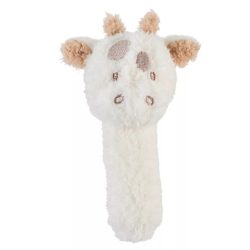 NATTOU Plüss játék csörgő Teddy zsiráf 14 cm, 0m+