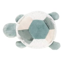 NATTOU Lapidou plüss teknős játék 4 tevékenységgel 19 cm -zöld NATTOU Lapidou plüss teknős játék 4 tevékenységgel 19 cm -zöld
