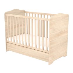 TIMBA Niki kiságy zárt végű ágyneműtartós 60x120-as