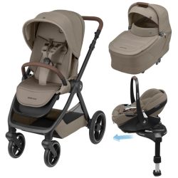MAXI-COSI Oxford+ SlideTech 4in1 babakocsi Sense mózeskosárral és Pebble 360 Pro hordozóval Twillic Truffle MAXI-COSI Oxford+ SlideTech 4in1 babakocsi Sense mózeskosárral és Pebble 360 Pro hordozóval Twillic Truffle