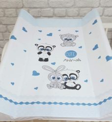Pelenkázó lap kék cuki állatok Pelenkázó lap kék cuki állatok