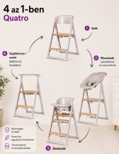 Quatro többfunckiós etetőszék - cashmere