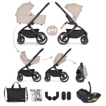   PETITE&MARS Kombinált babakocsi SCOUT 3 az 1-ben Soft Mousse +  Core Pro i-Size