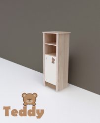Teddy keskeny ajtós szekrény